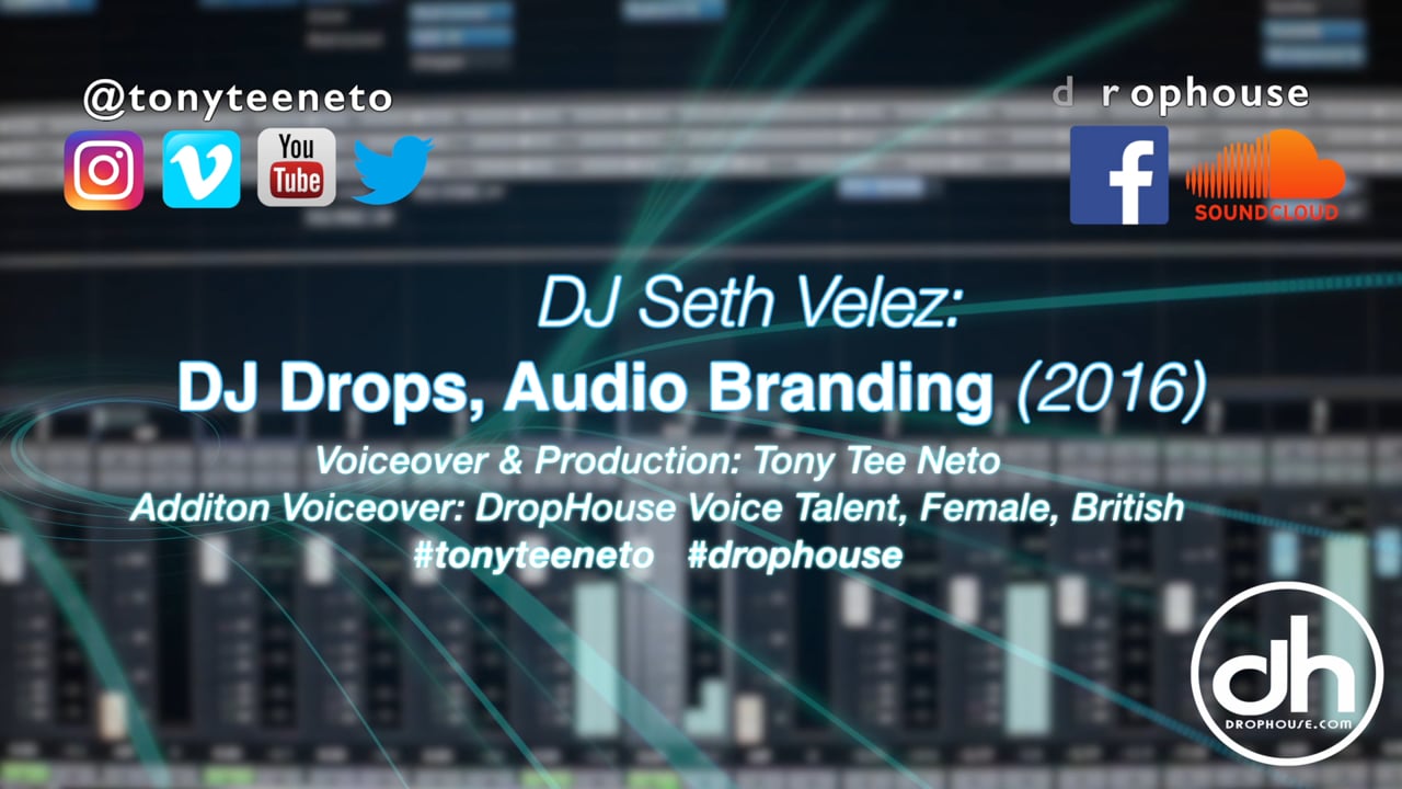 DropHouse Sample- Drops & Branding for Seth Velez (2016)