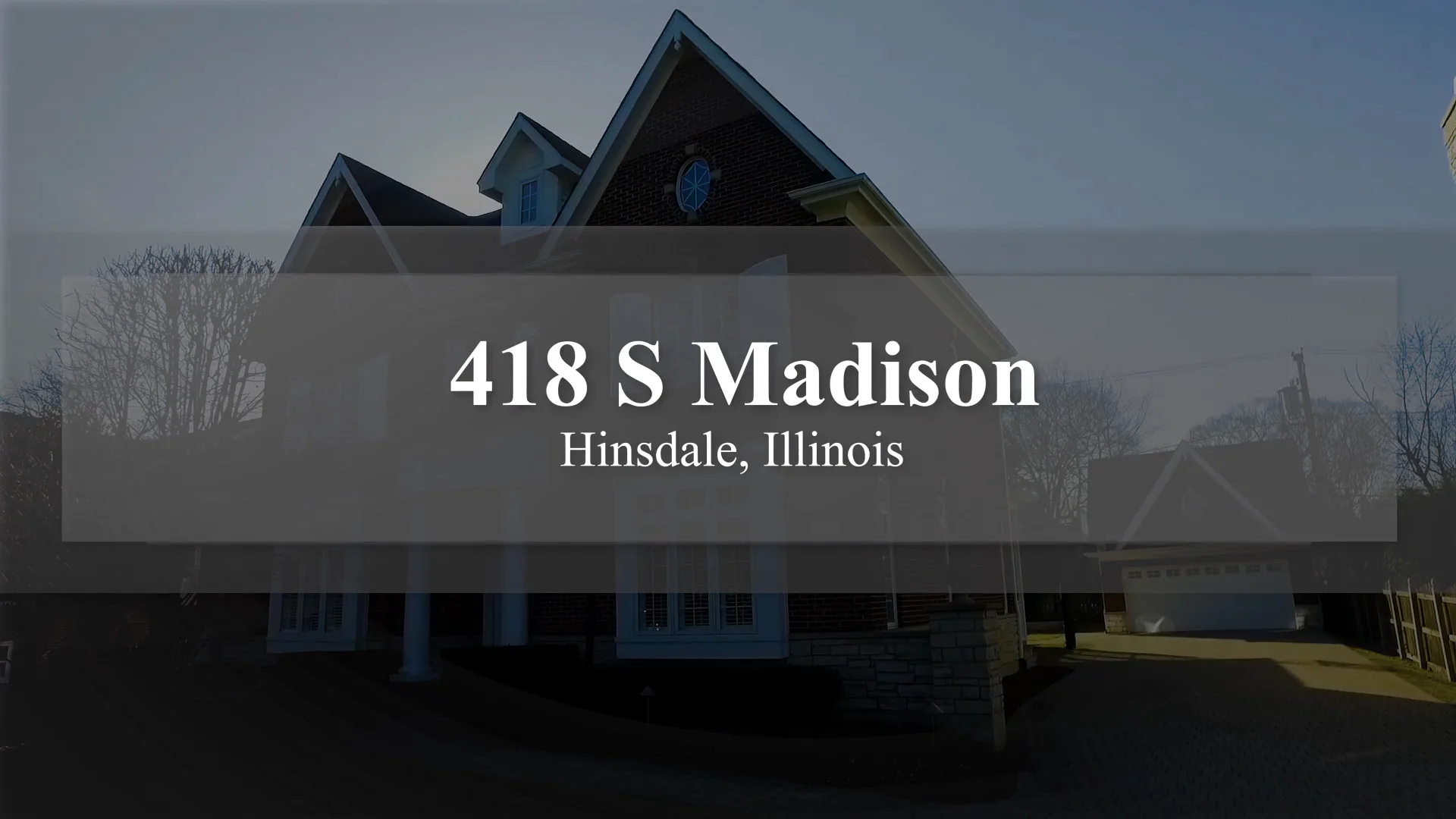 418 South Madison Hinsdale, Illinois on Vimeo