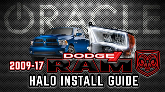 ORACLE Lighting Halo Install Guide - 2009-17 Dodge Ram Quad (Sport)