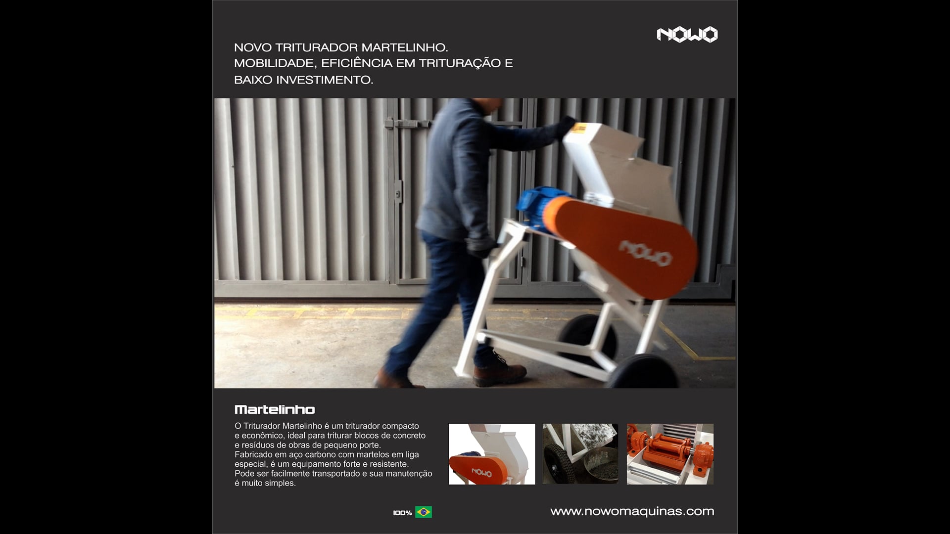 TRITURADOR RECICLADOR MÓVEL