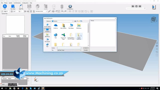 Machining Video: Fabricam CAD Function Demonstrated on Curves, Circles, Square etc and Size and Position Adjustment