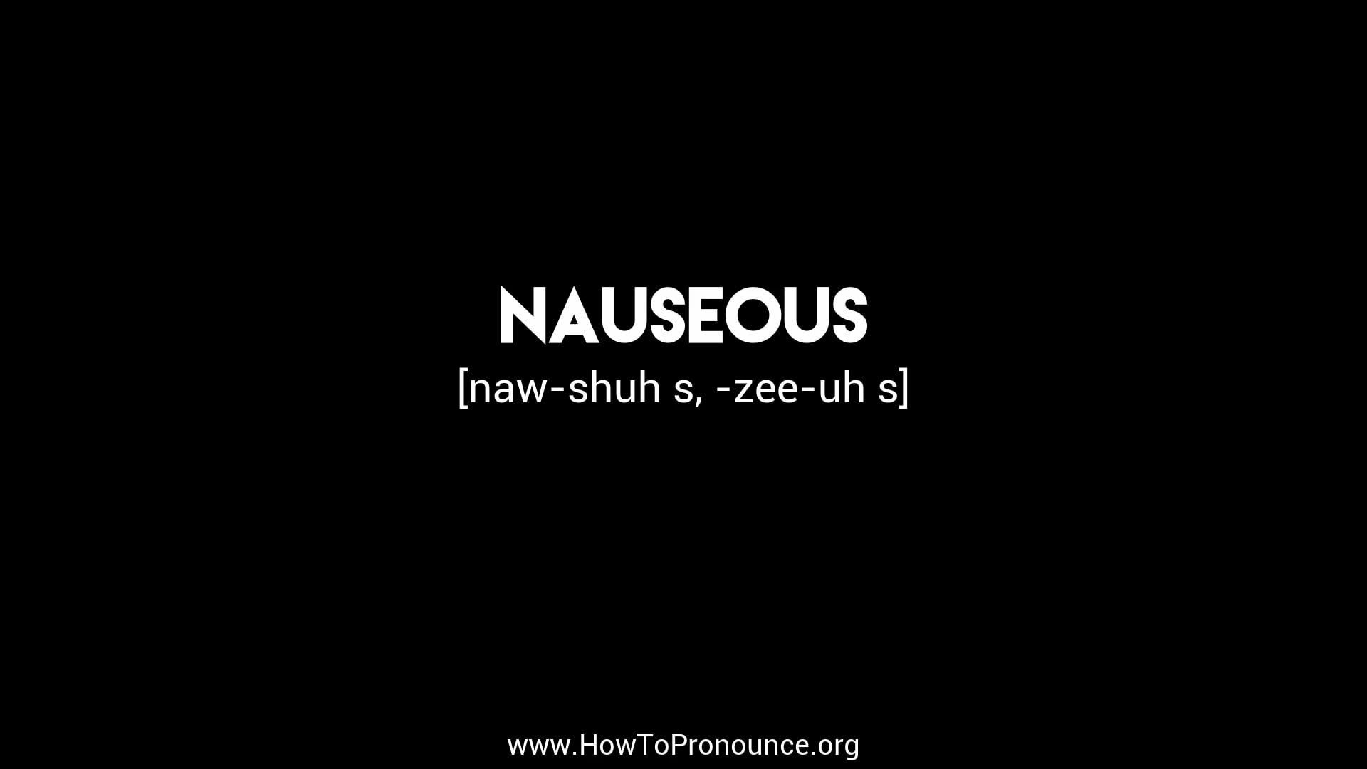 how-to-pronounce-nauseous-youtube