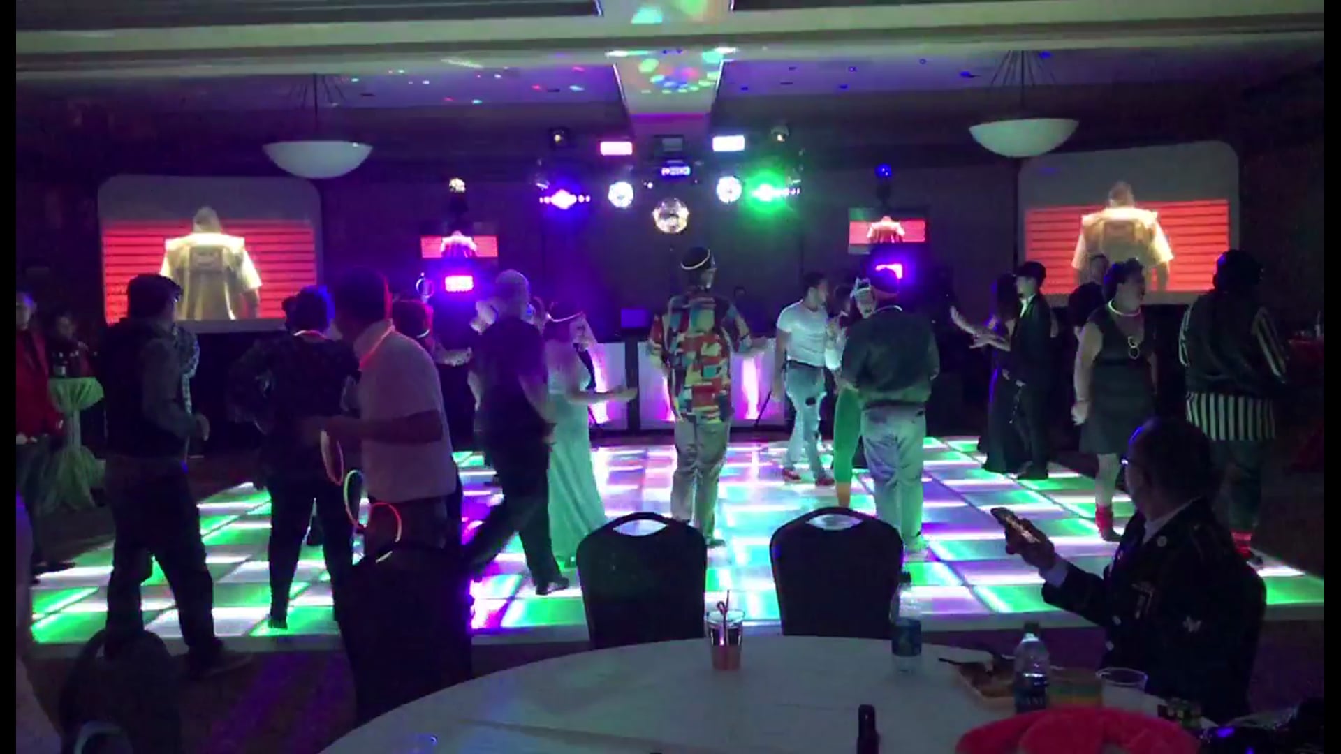 Promotional video thumbnail 1 for New England Lighted Dance Floor Rentals