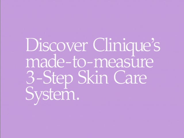 Clinique 3-Step: Made to Measure