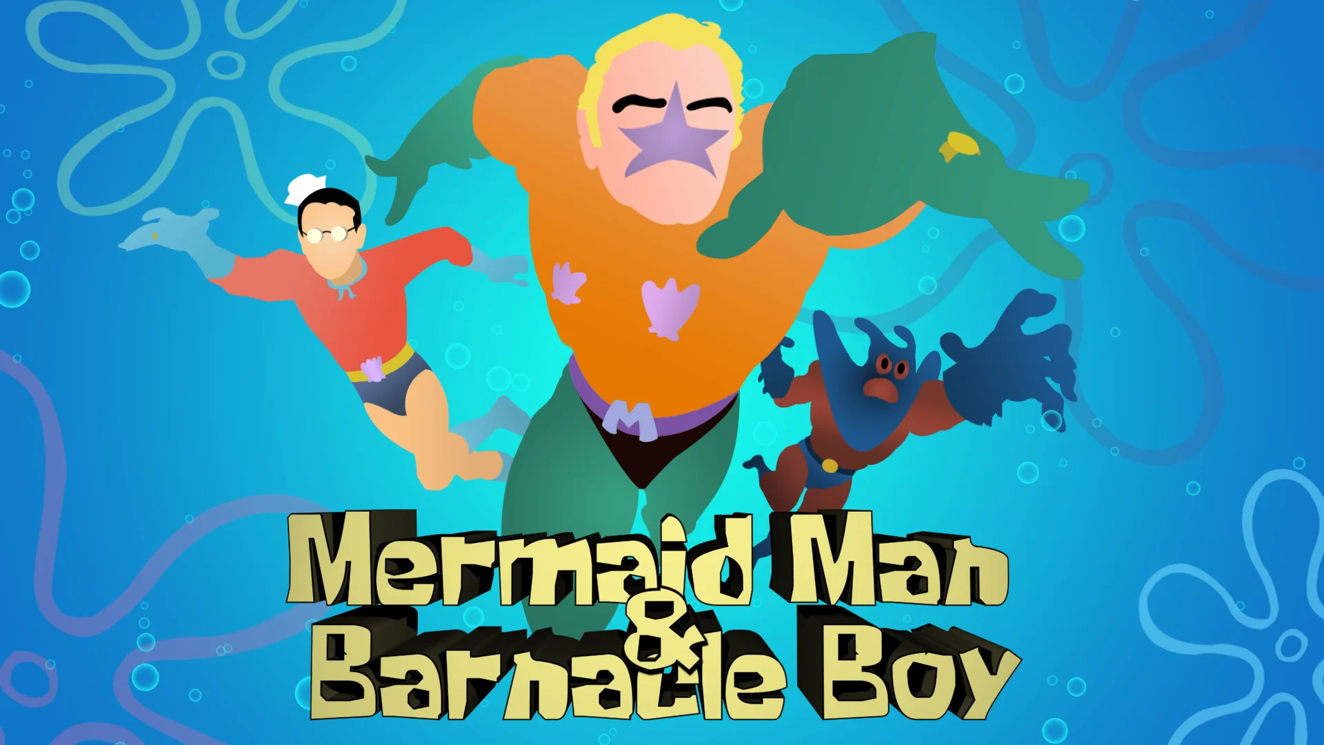 Mermaidman and Barnacle Boy Motion Poster