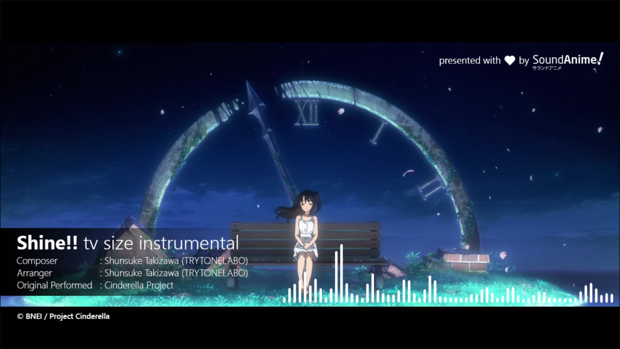 Shine TV Size Instrumental THE IDOLM STER Cinderella Girls OP 2