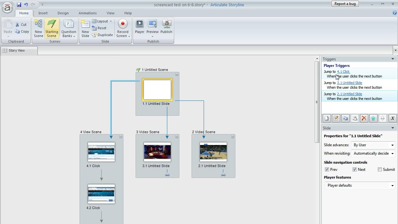 Rearrange Scenes In Story View In Articulate Storyline On Vimeo