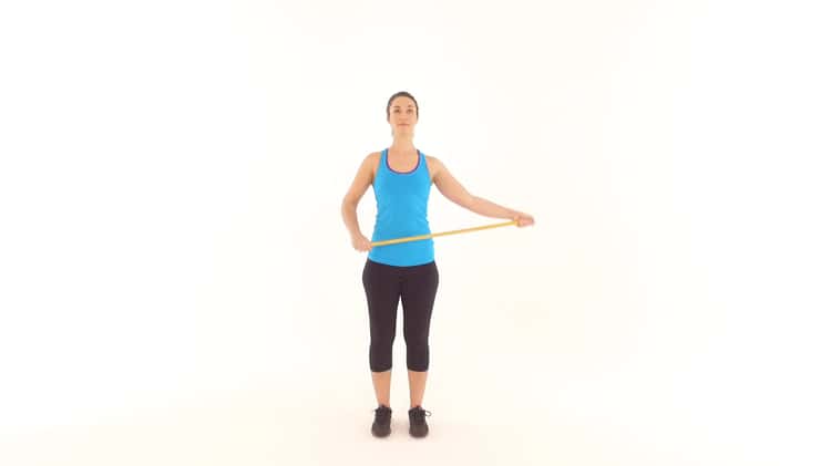 Resistance Band Tricep Extension on Vimeo