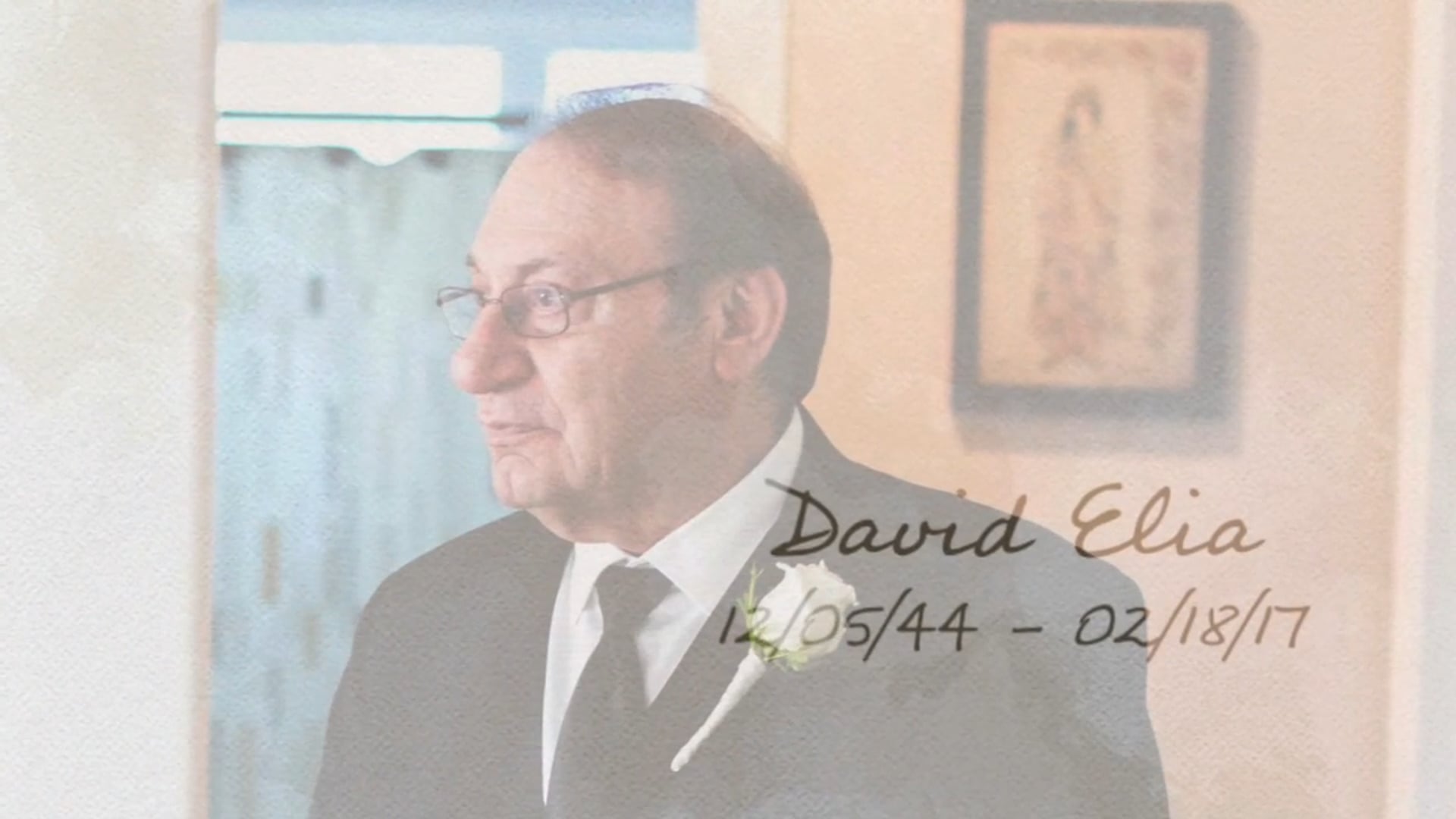 David Elia Tribute Video: (Updated 02/07/17)