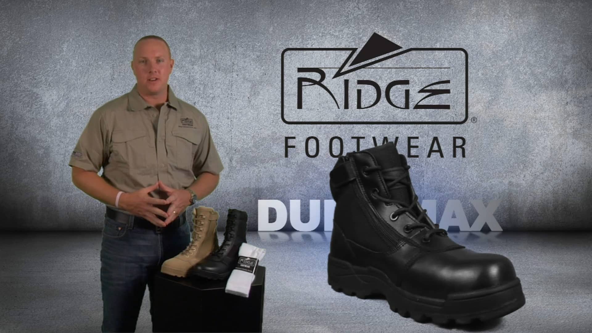 Ridge Footwear - DuraMax Boot on Vimeo