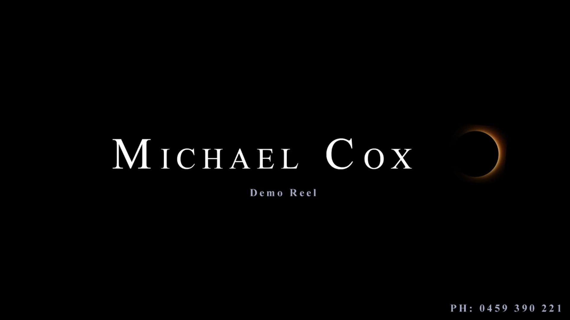 MikeCox Demo Reel