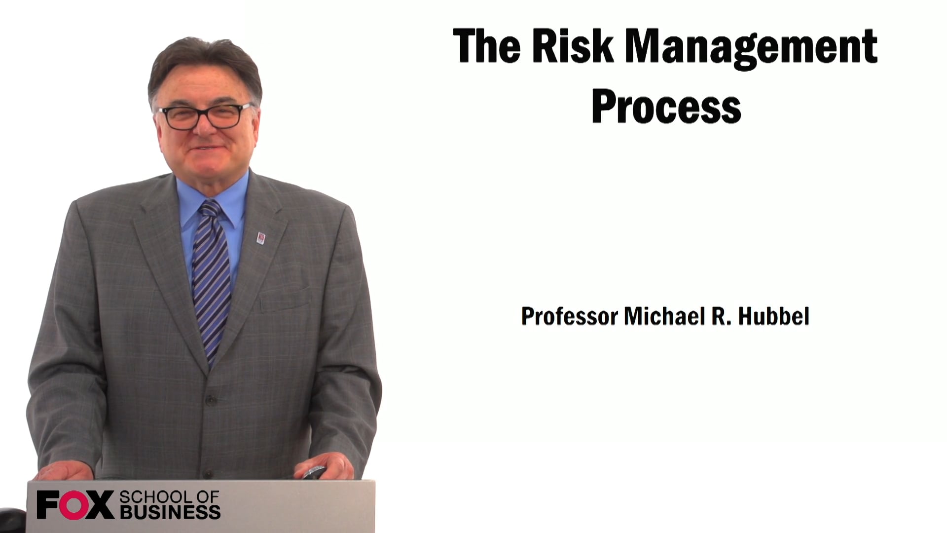 The Risk Management Process