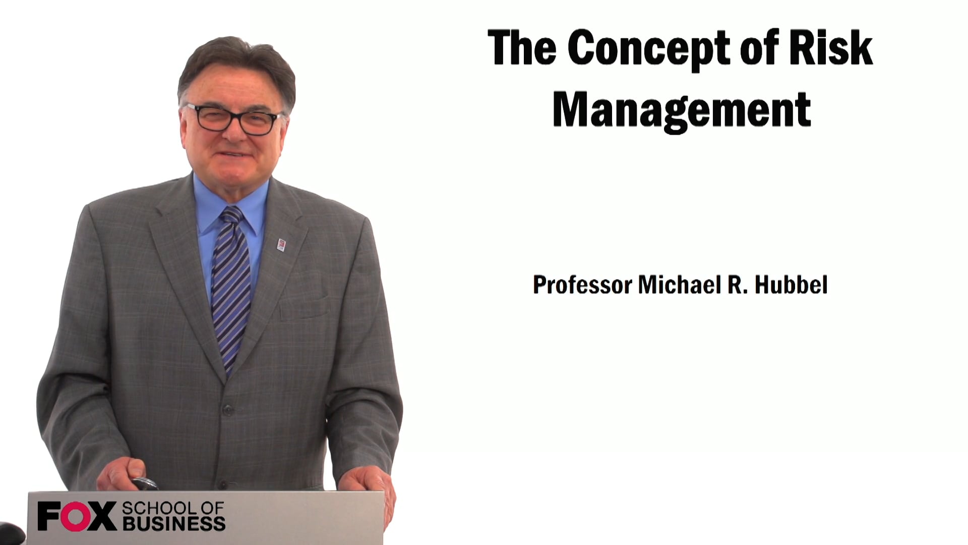 The Concept of Risk Management