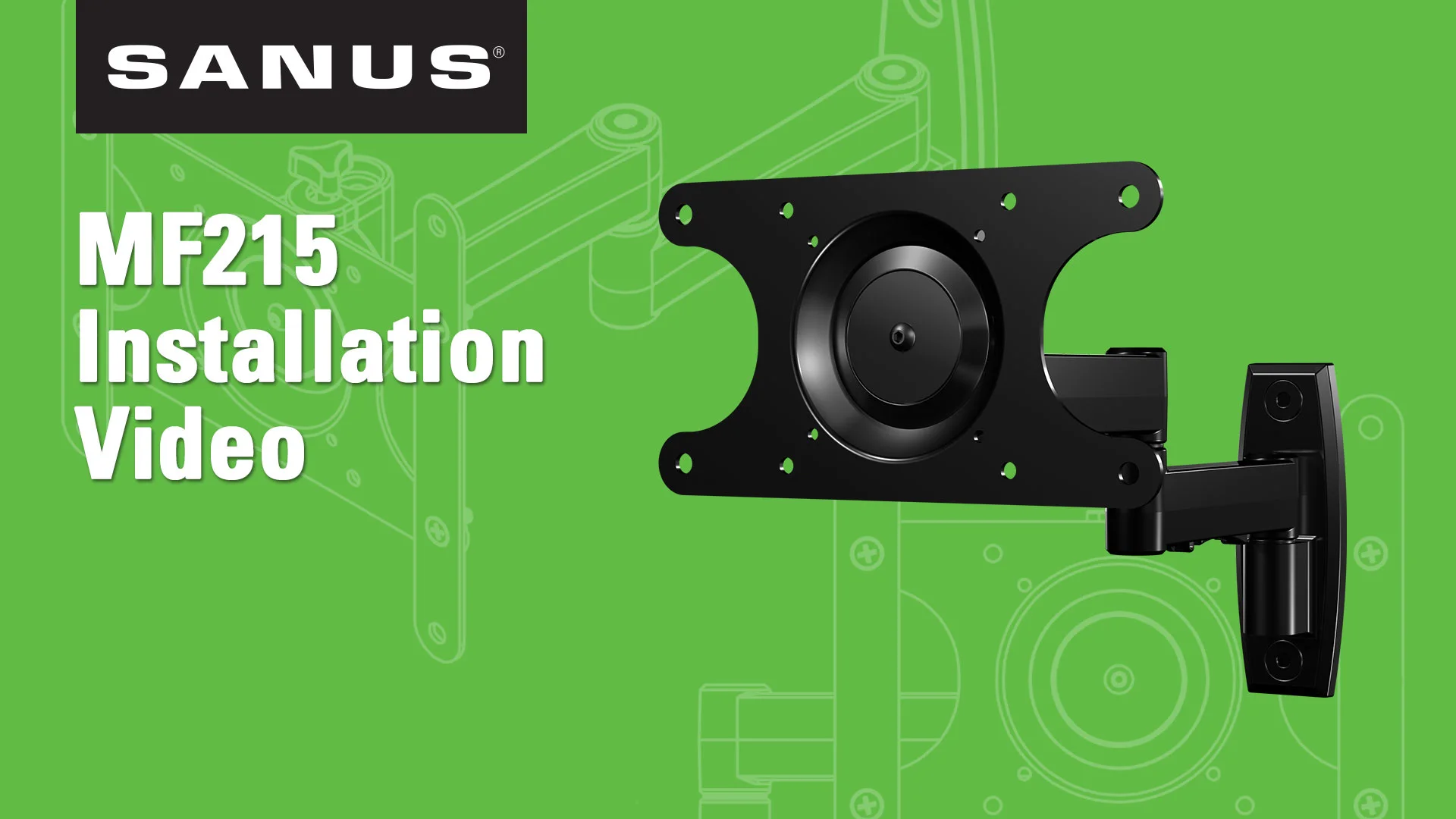 SANUS MF215 | Full-Motion Wall Mounts | TV Mounts and Stands