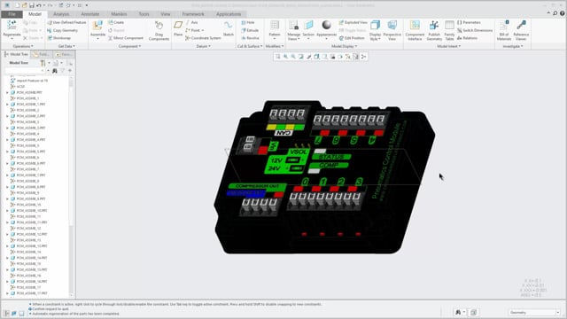 Creo 4.0 - ideiglenes metszet