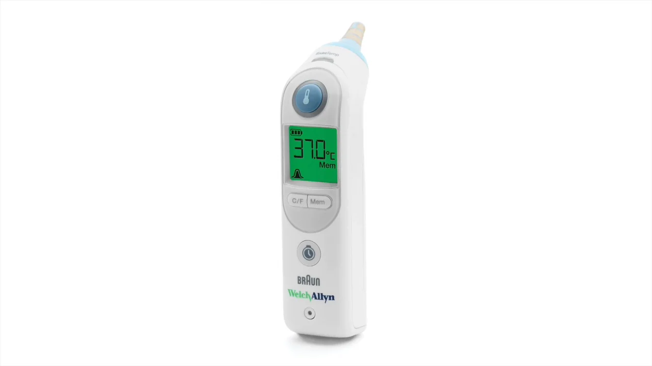 How to use on sale braun ear thermometer