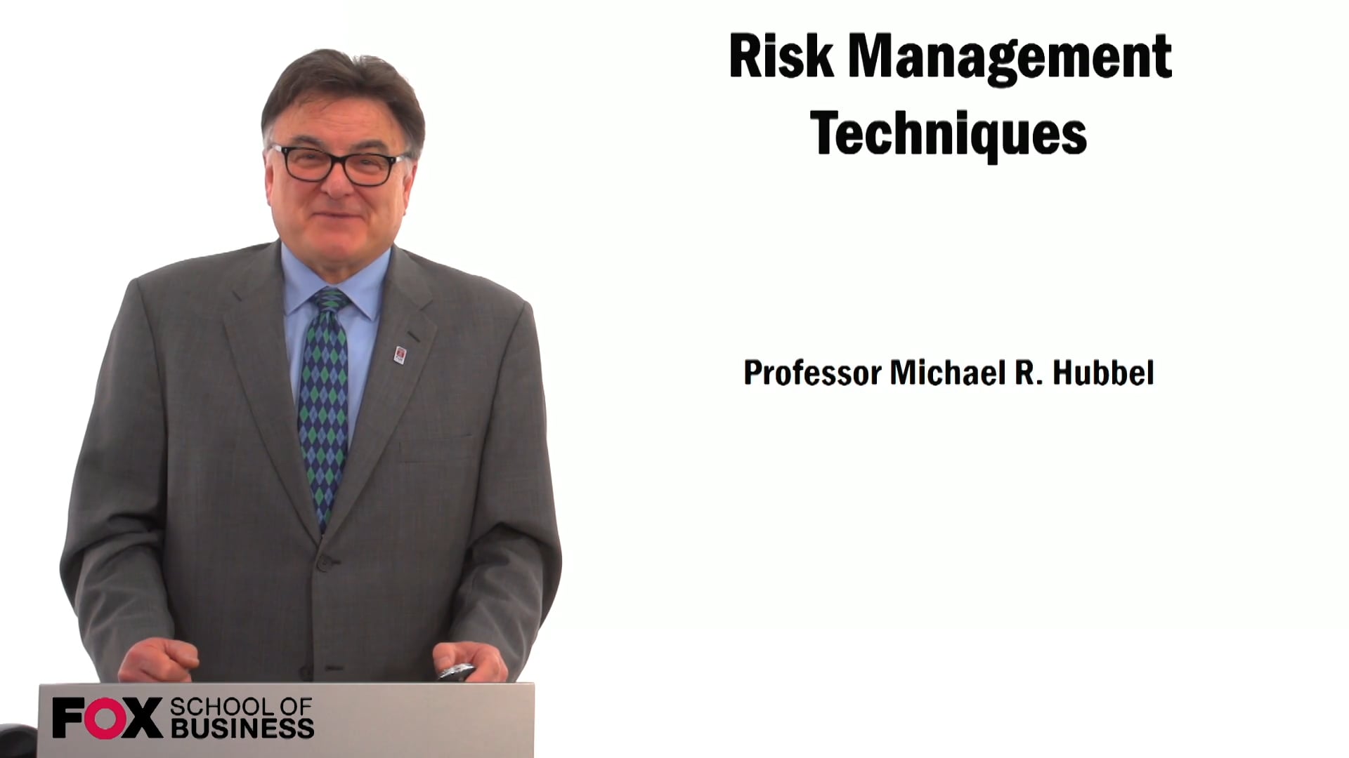 Risk Management Techniques