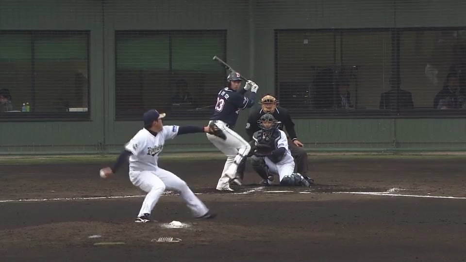 【練習試合】バファローズ・澤田 3者凡退に封じる!! 2017/2/26 Bs-斗山(KBO)
