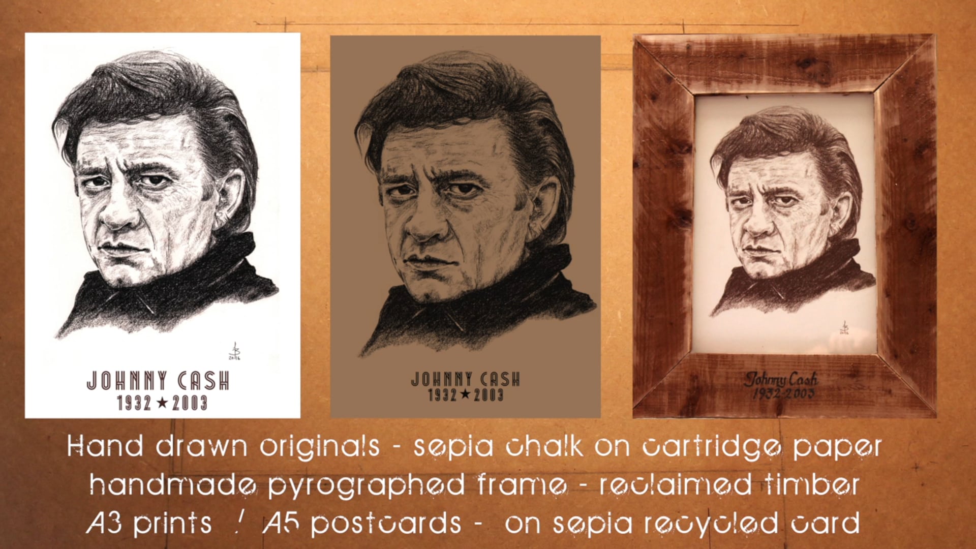 Johnny Cash - Stardust - Hushland Portraits