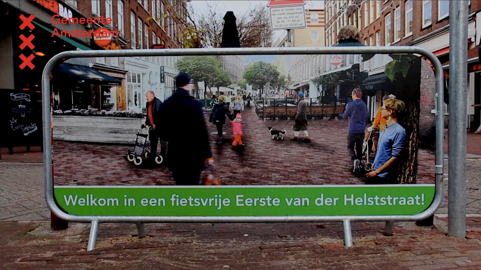 Eerste van der Helststraat Fietsvrij on