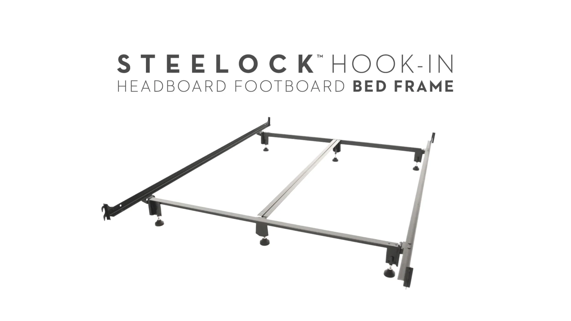 STRUCTURES Steelock Hook in Headboard Foodboard Bed Frame