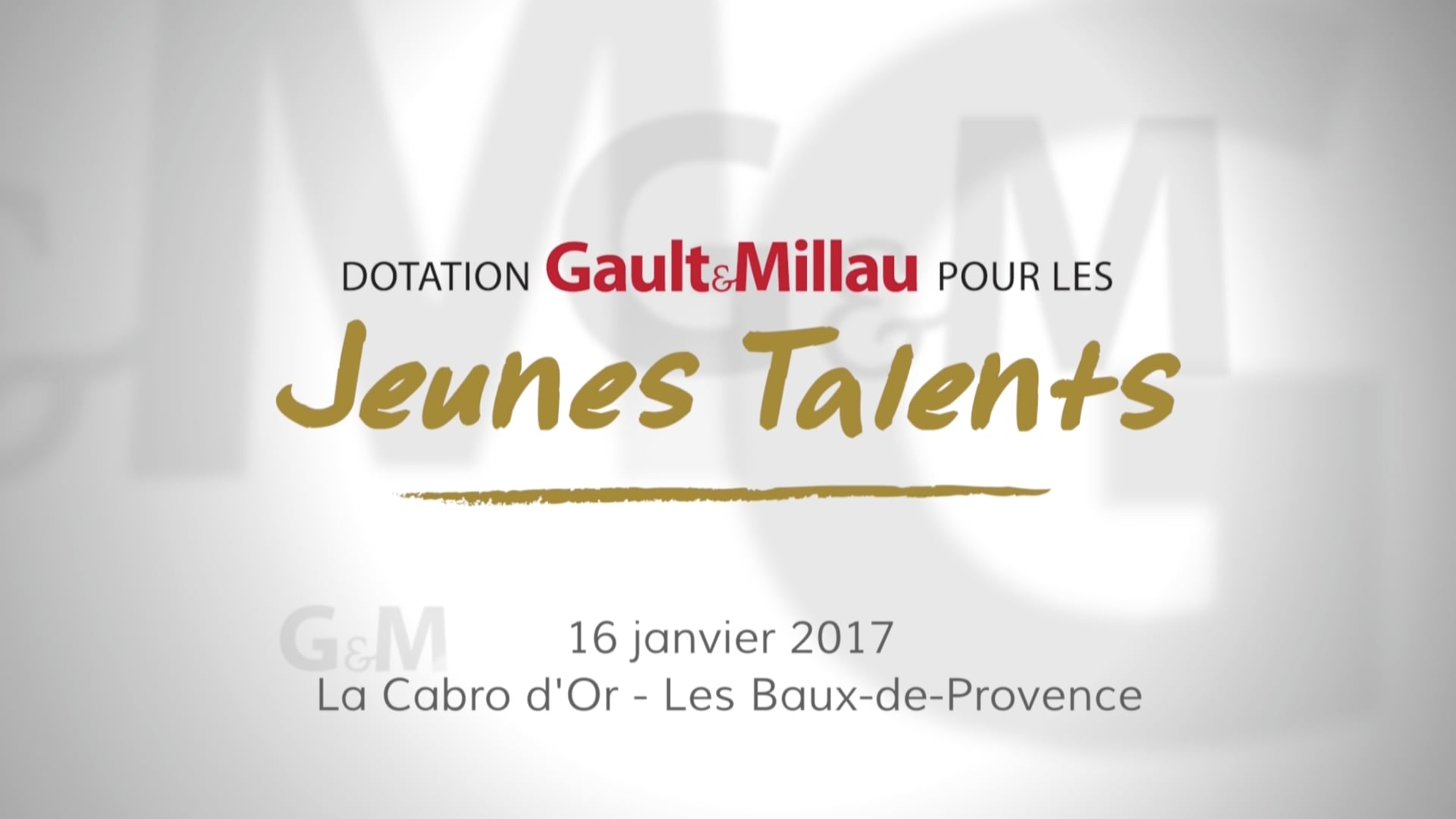 Dotation Gault et Millau 2017