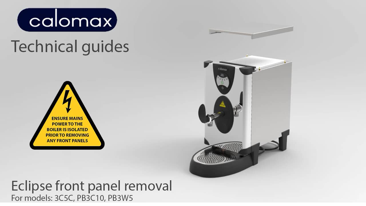 Calomax Eclipse Front Panel Removal: 3C5C, PB3C10, PB3W5 on Vimeo