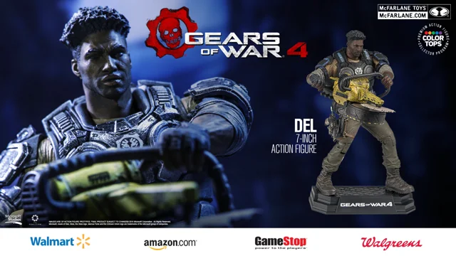 Mcfarlane toys gears clearance of war