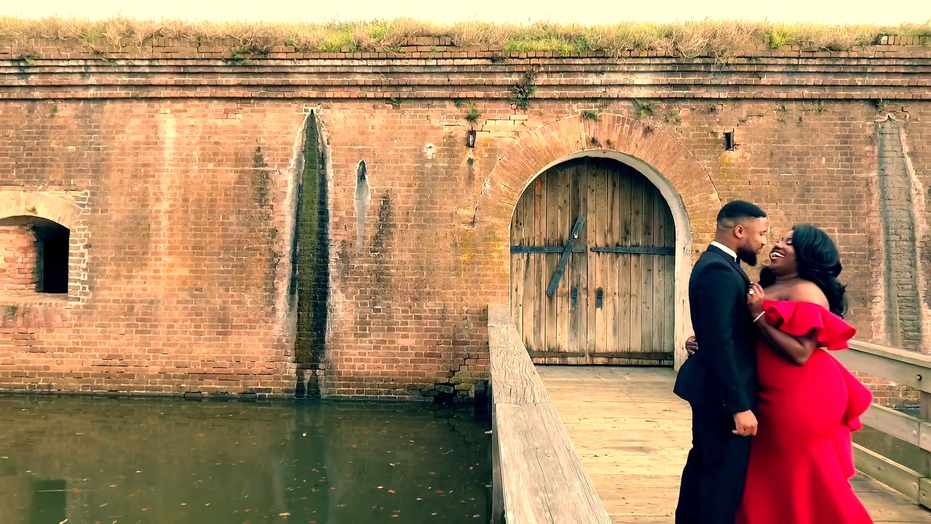1216 Films Test Sneak Peak - 17.03.0150.Drone.Port Pike- Save the date Video New Orleans Wedding Videography