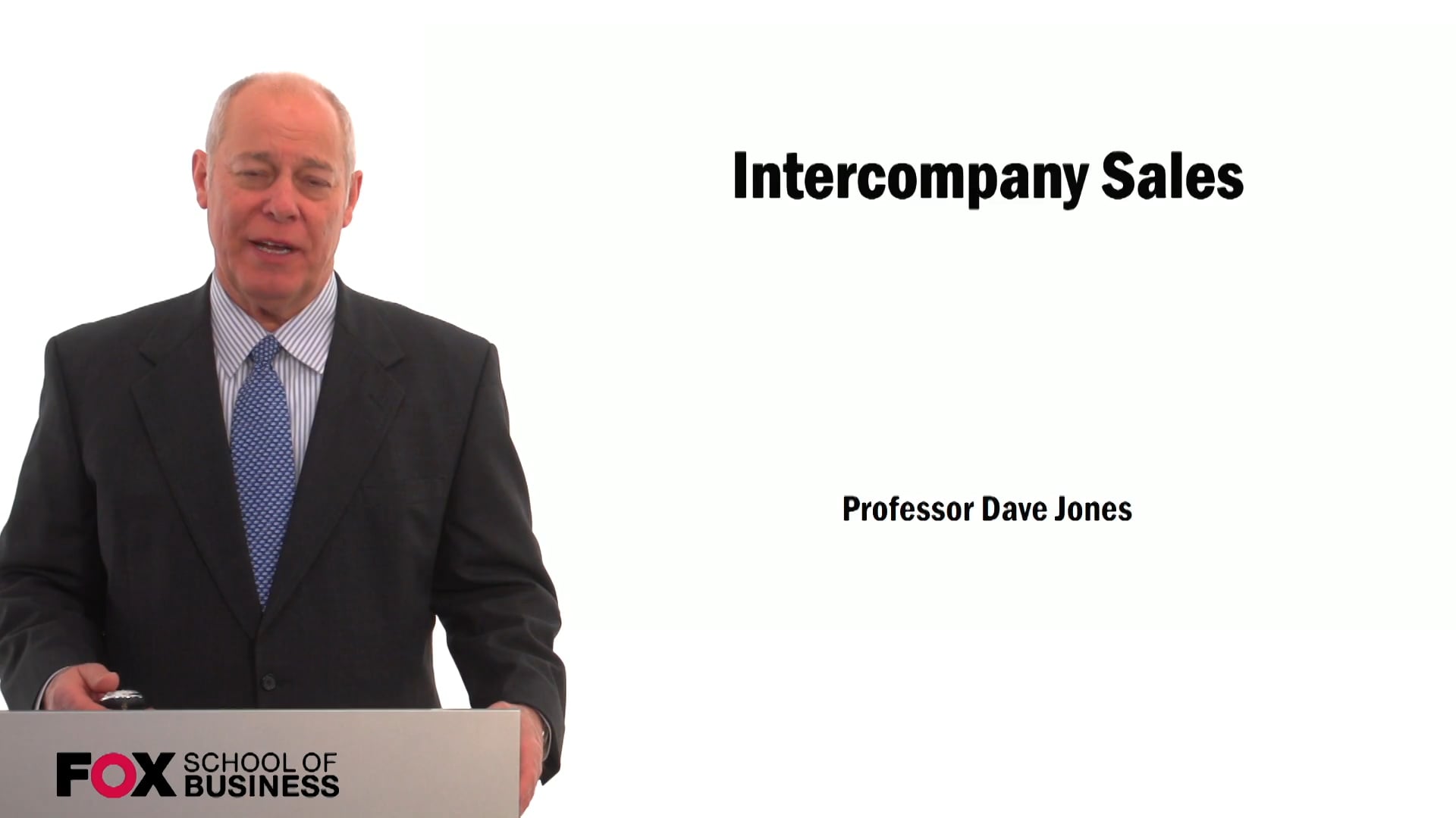 Intercompany Sales with less than 100% ownership