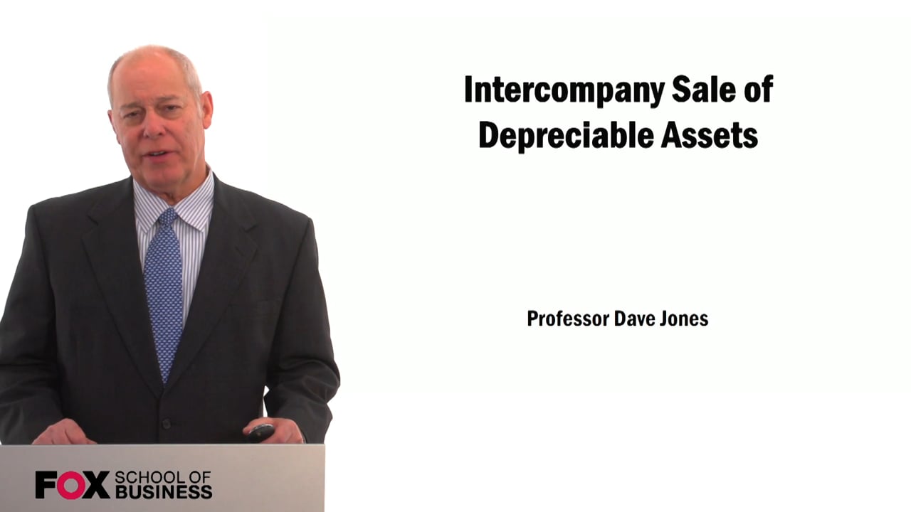 Intercompany Sale of Depreciable Assets