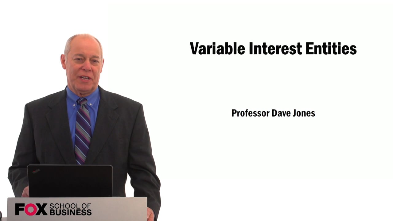 Variable Interest Entities