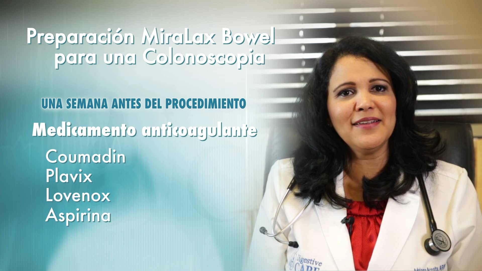 MiraLax Bowel Prep para Colonoscopia on Vimeo