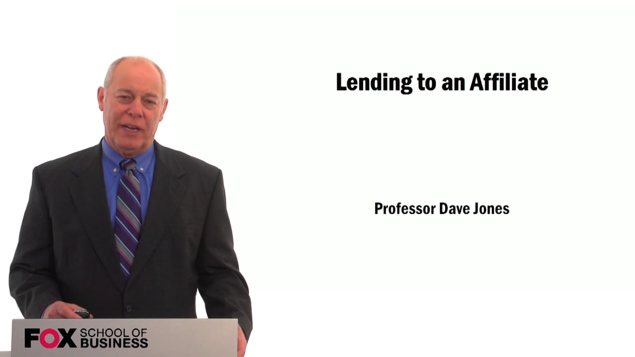 Login to view Lending to an Affiliate