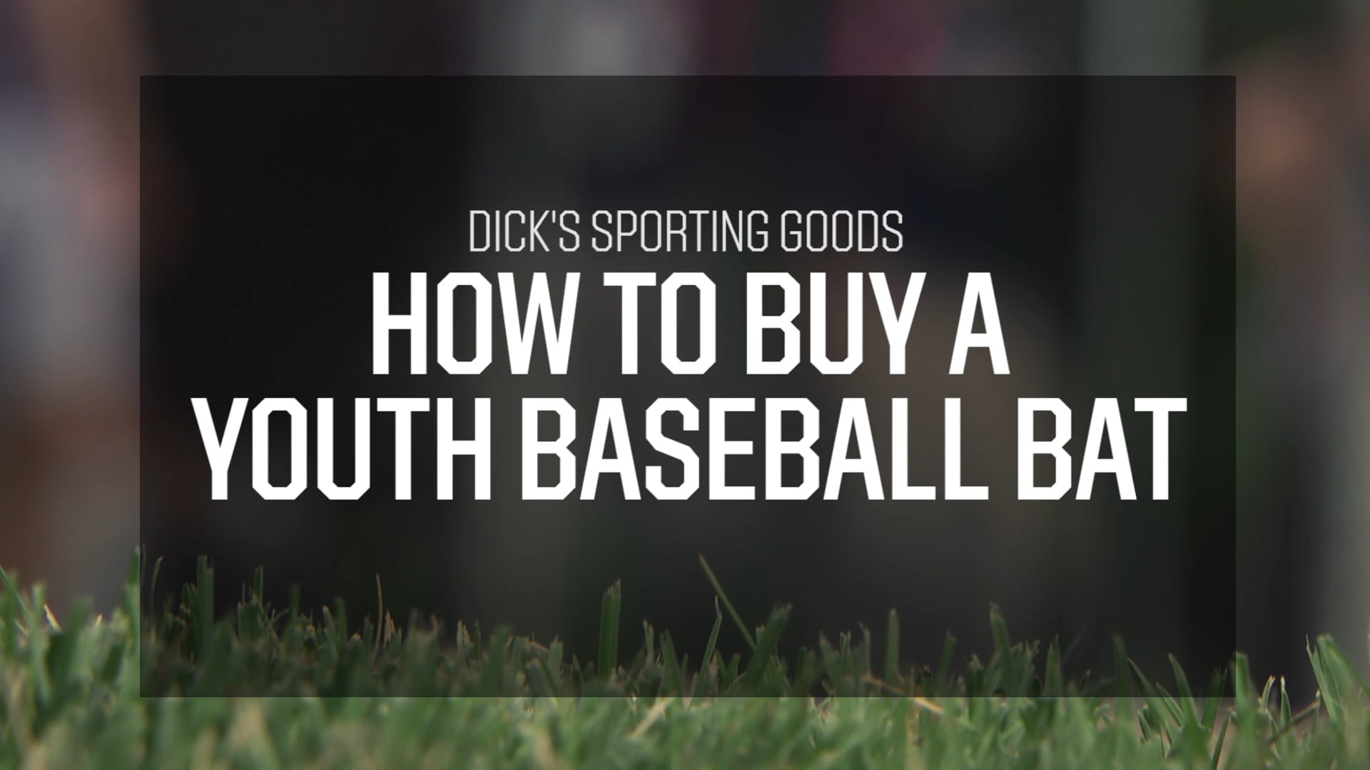 DSG Baseball Pro Tips 4881 JOEY How to Buy a Youth Baseball Bat on Vimeo