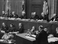 Procès de Nuremberg : Audience du 25 janvier 1946 - 2e partie / Maurice Lampe / Actualités françaises, 1946 