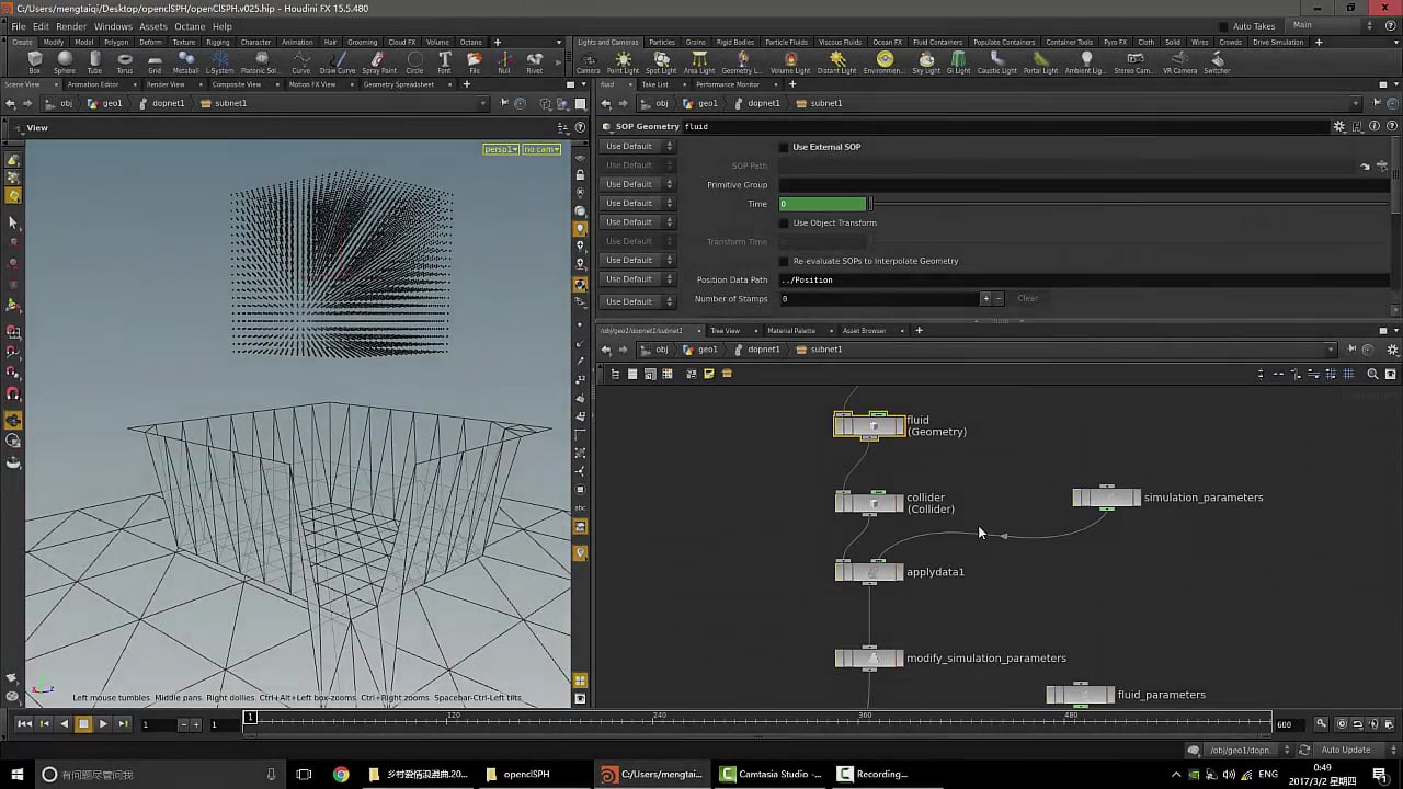 Houdini opencl SPH solver on Vimeo