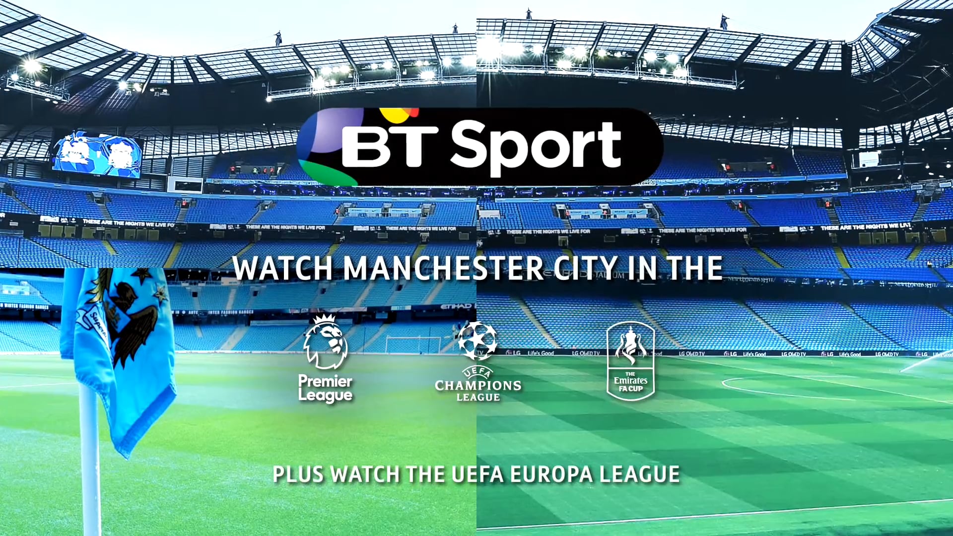 Man City BT Sport - Four Competitions One Venue Campaign