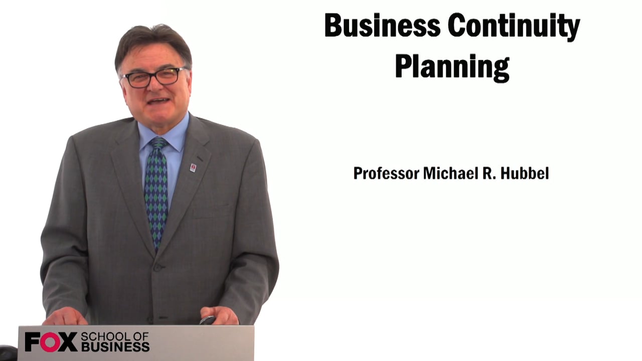 Business Continuity Planning