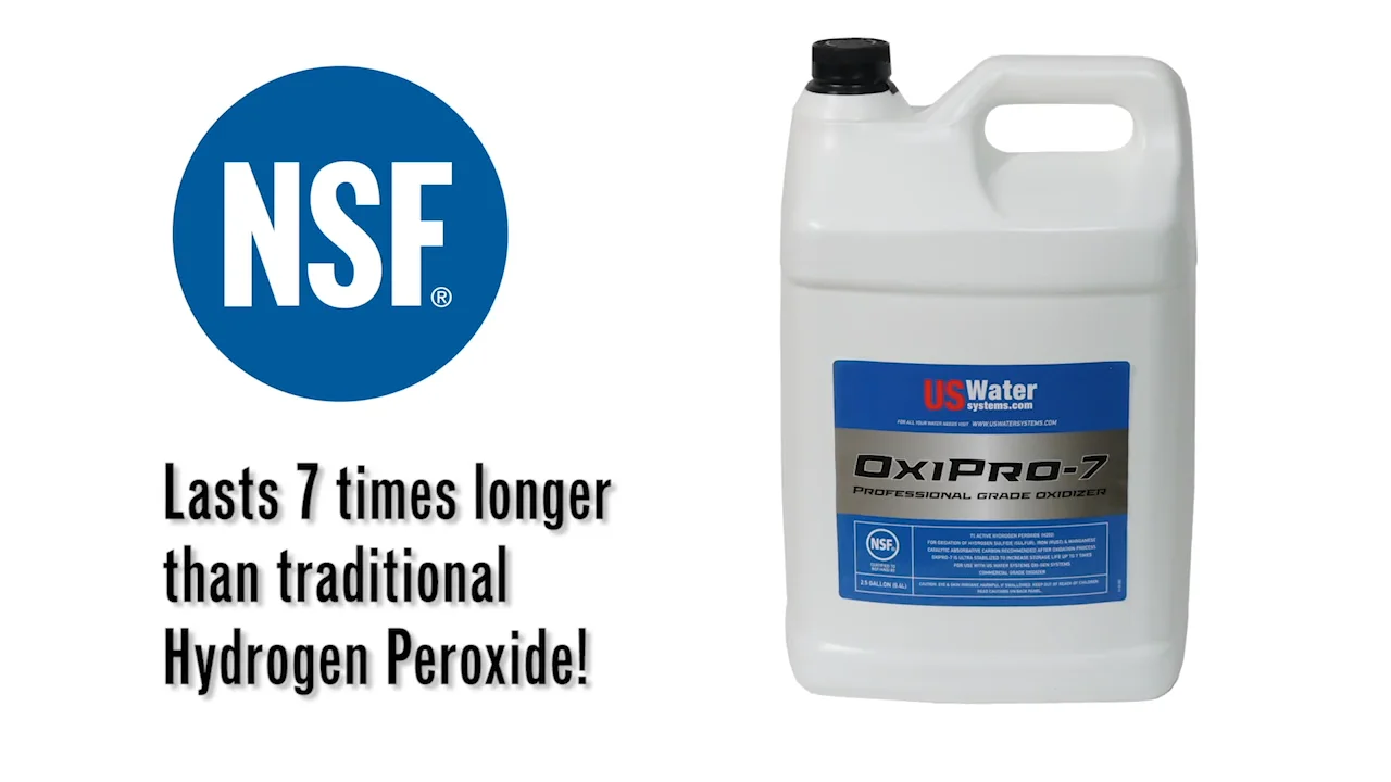 Hydrogen Peroxide for removing Sulfur and Iron on Vimeo