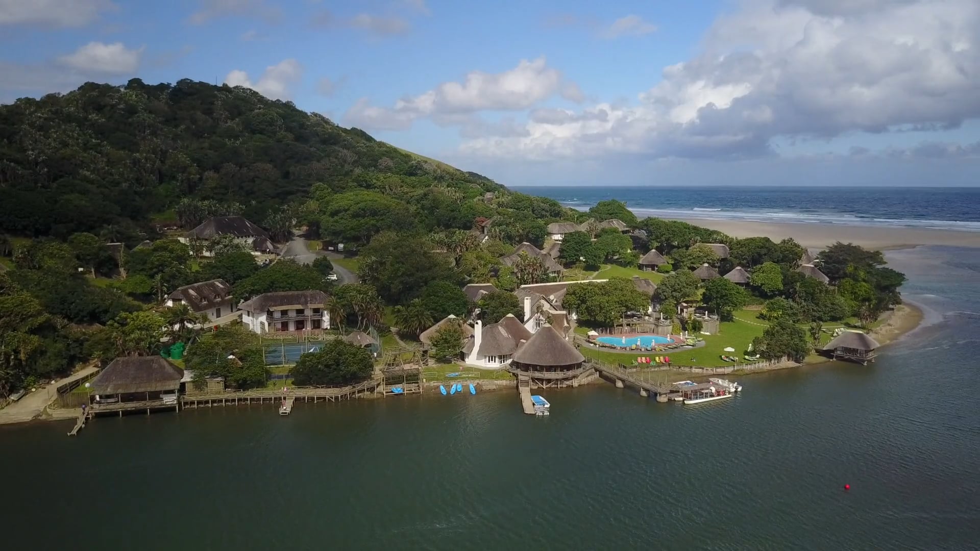 Umngazi River Bungalows By Drone, Mar 2017 On Vimeo