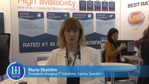 What is the secret behind the great success of Sectra in Klas, I-I-I Video with Marie Ekström, President Sectra
