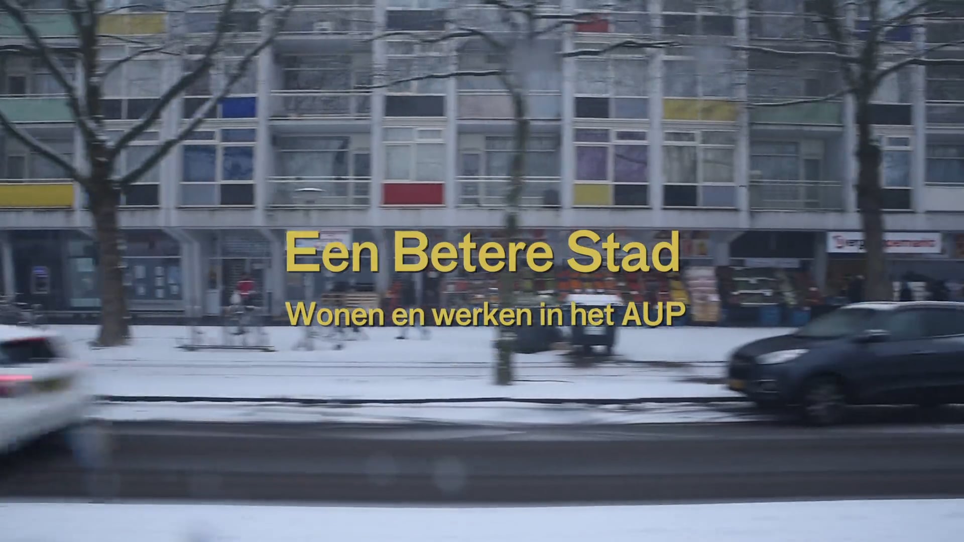 Een Betere Stad, Amsterdam en het Algemeen Uitbreidingsplan