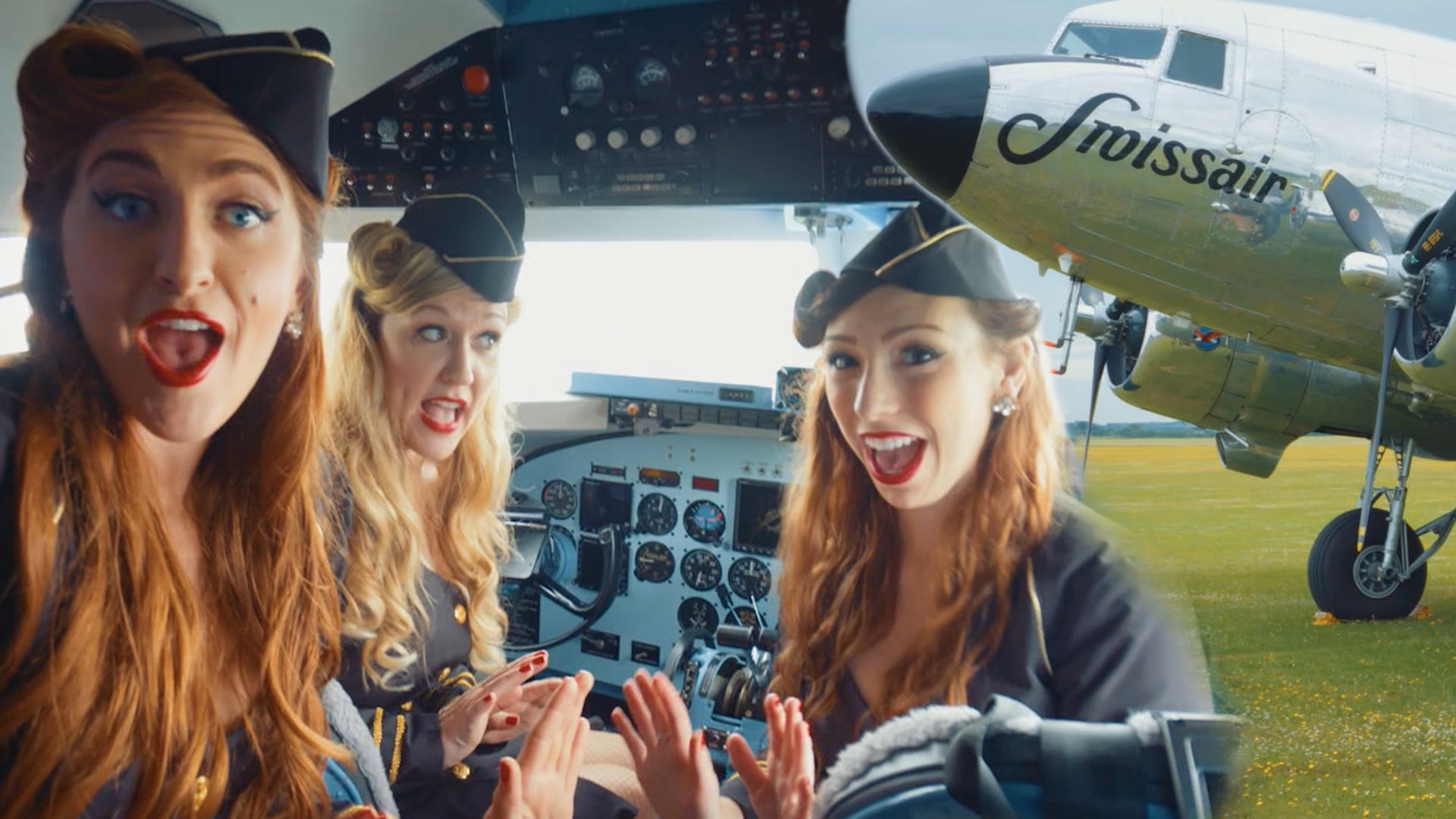 The Manhattan Dolls feat. the Swissair DC-3