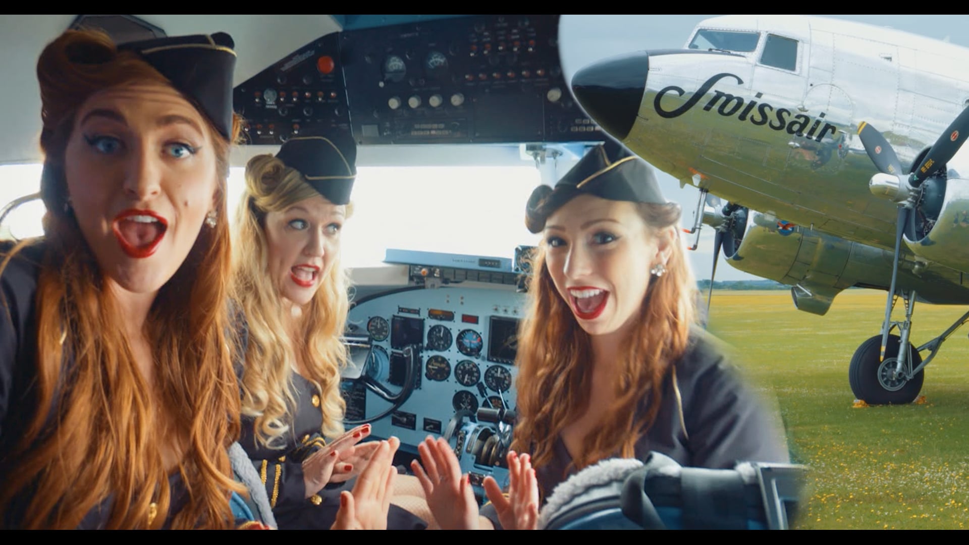 The Manhattan Dolls feat. the Swissair DC-3