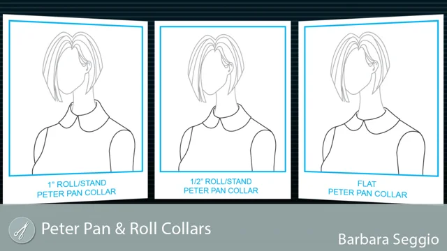 Peter Pan & Roll Collars - Three Variations