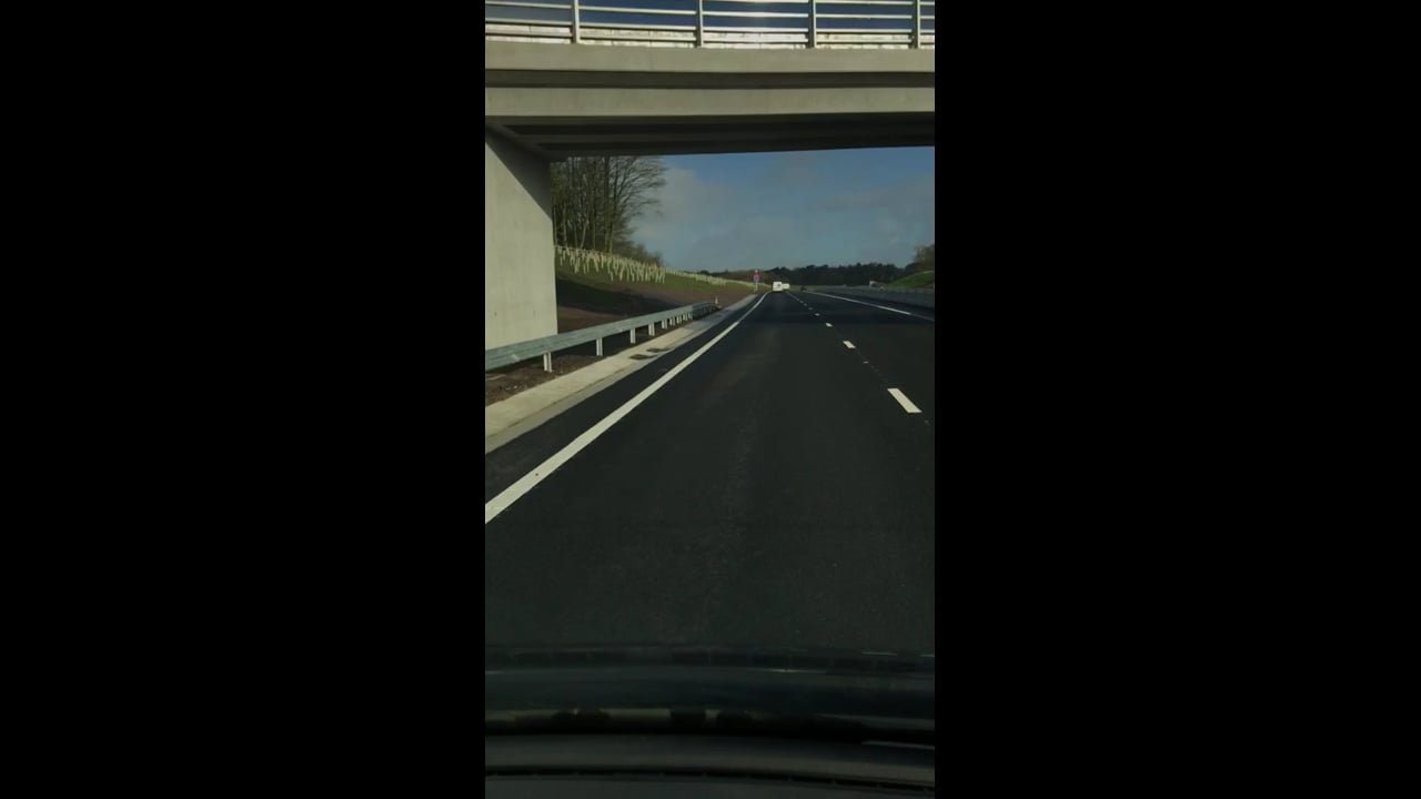 First Drive along the new A556 duel carriageway.