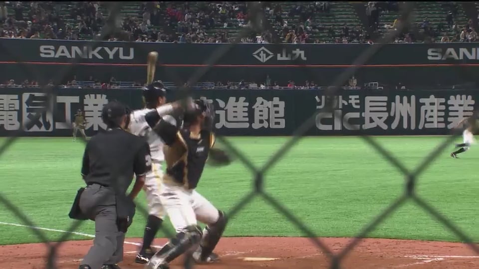 【7回裏】ファイターズ・清水が完璧な送球で盗塁阻止!! 2017/3/7 H-F
