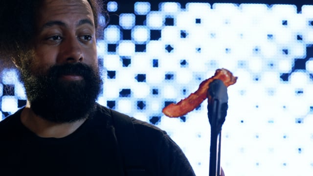 Reggie Watts + Black Label Bacon