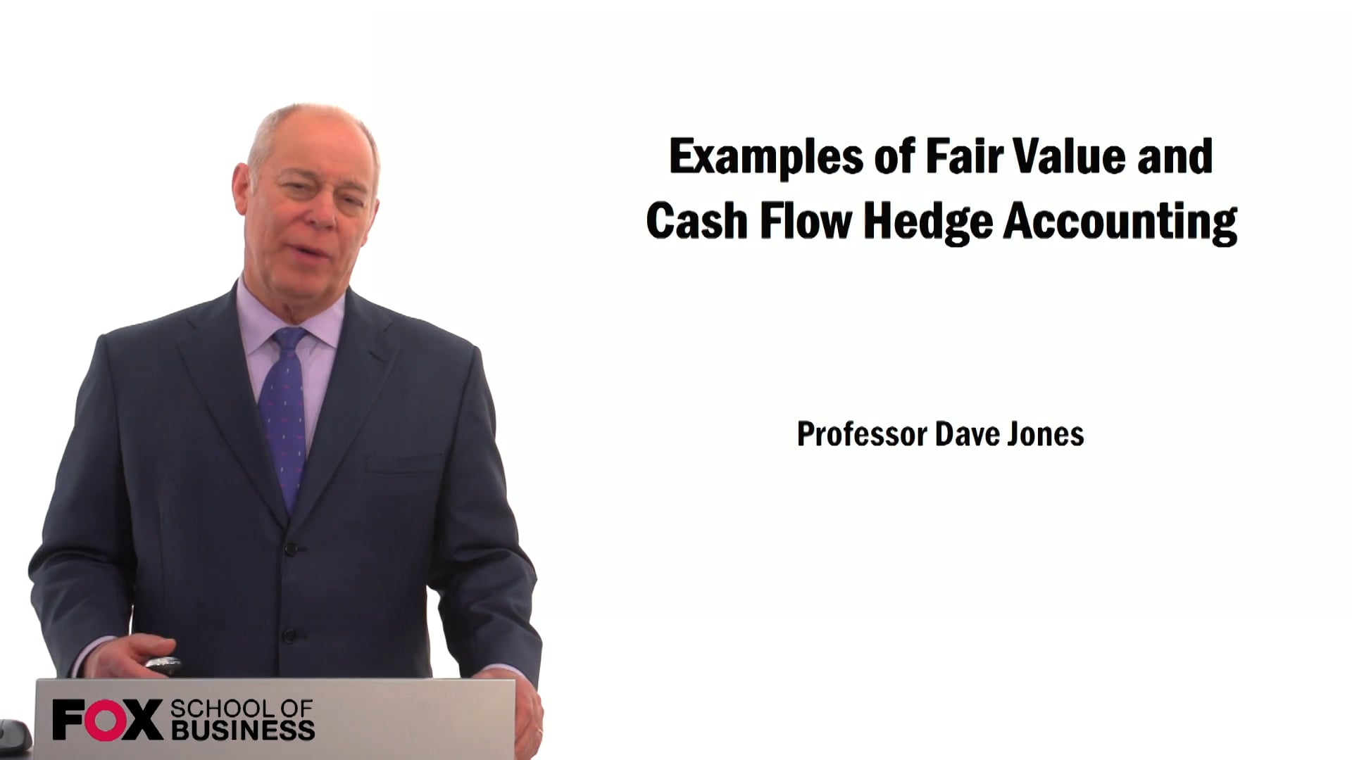 Examples of Fair Value and Cash Flow Hedge Accounting
